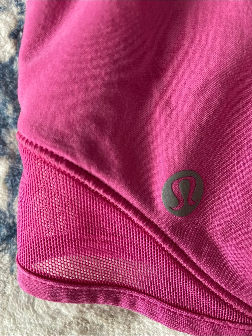 Lululemon Athletica Women’s Pink Hotty Hot Shorts with Elastic Waist
